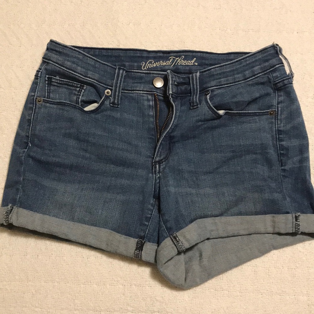denim shorts